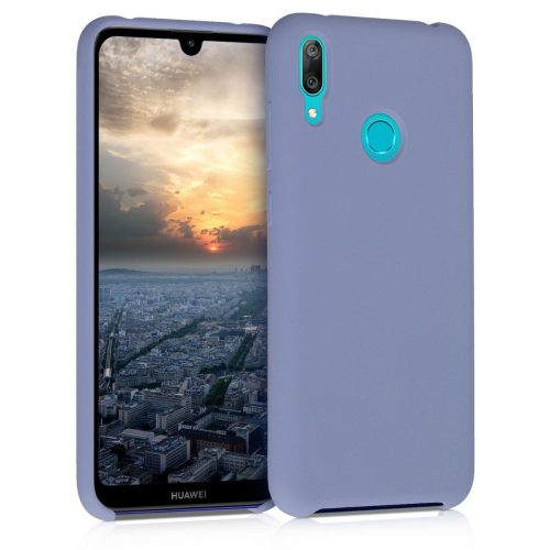 Pouzdro pro Huawei Y7 (2019) / Y7 Prime (2019), silikonové, fialové, 50686.130