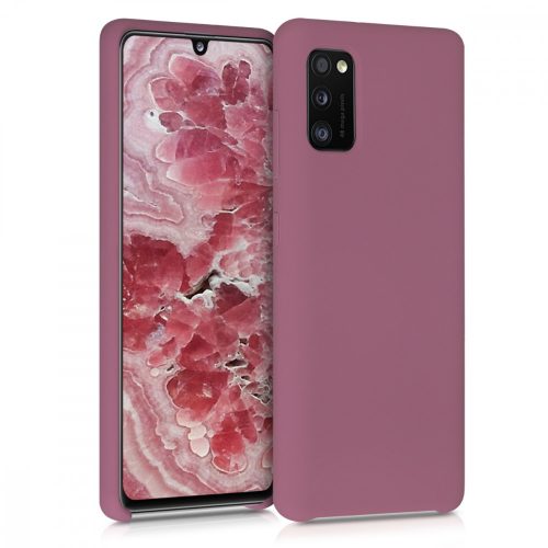 Pouzdro pro Samsung Galaxy A41, silikonové, růžové, 52301.167