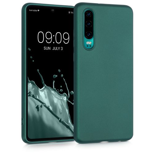 Pouzdro pro Huawei P30, silikonové, zelené, 47411.14