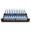 Sada 12 zásuvek pro ethernetové kabely RJ45 a Cat 6A, Kwmobile, stříbrná, kov, 52348.01.12