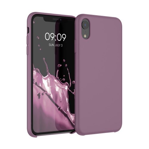 Pouzdro pro Apple iPhone XR, silikonové, fialové, 45910.183