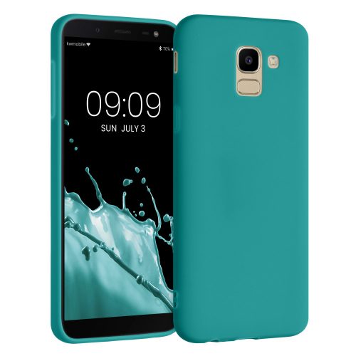 Pouzdro pro Samsung Galaxy J6, silikonové, zelené, 45796.57