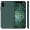 Pouzdro pro Apple iPhone X / iPhone XS, silikonové, zelené, 42495.171