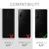 Sada 3 ks ochranných fólií pro Sony Xperia 1 II, kwmobile, Přední, Transparentní, 52469.1