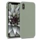 Pouzdro pro Apple iPhone X / iPhone XS, silikonové, zelené, 42495.172