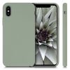 Pouzdro pro Apple iPhone X / iPhone XS, silikonové, zelené, 42495.172