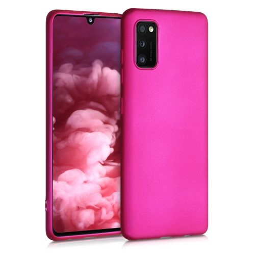 Pouzdro pro Samsung Galaxy A41, silikonové, růžové, 52254.65