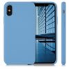 Pouzdro pro Apple iPhone X / iPhone XS, silikonové, modré, 42495.188