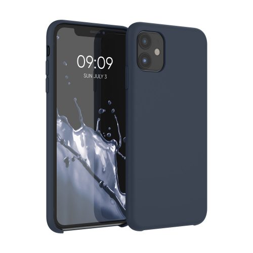 Pouzdro pro Apple iPhone 11, silikonové, modré, 49724.186