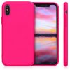 Pouzdro pro Apple iPhone X / iPhone XS, silikonové, růžové, 49982.77