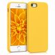 Pouzdro pro Apple iPhone 5 / iPhone 5s / iPhone SE, silikonové, žluté, 42766.165