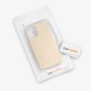 Pouzdro pro Apple iPhone 12 / iPhone 12 Pro, silikonové, krémové, 52641.154