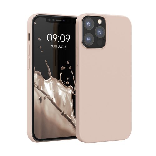 Pouzdro pro Apple iPhone 12 / iPhone 12 Pro, silikonové, růžové, 52641.10