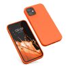 Pouzdro pro Apple iPhone 12 Mini, silikonové, oranžové, 52715.69