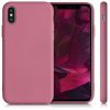 Pouzdro pro Apple iPhone X / iPhone XS, silikonové, růžové, 49982.167