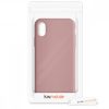 Pouzdro pro Apple iPhone X / iPhone XS, silikonové, fialové, 42495.193