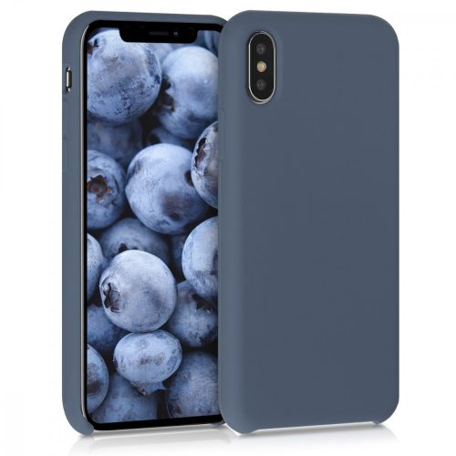 Pouzdro pro Apple iPhone X / iPhone XS, silikonové, modré, 42495.202