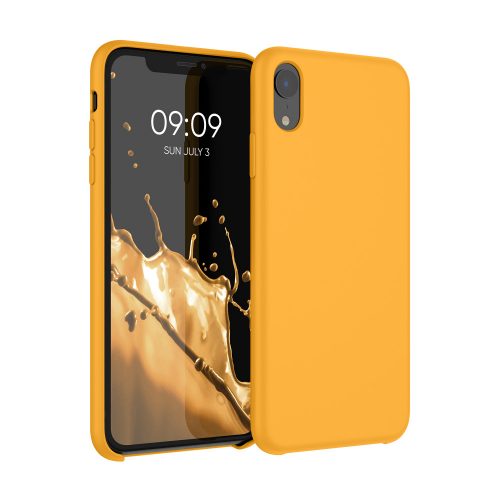 Pouzdro pro Apple iPhone XR, silikonové, oranžové, 45910.201