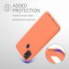 Pouzdro pro Samsung Galaxy A21s, silikonové, oranžové, 52494.203