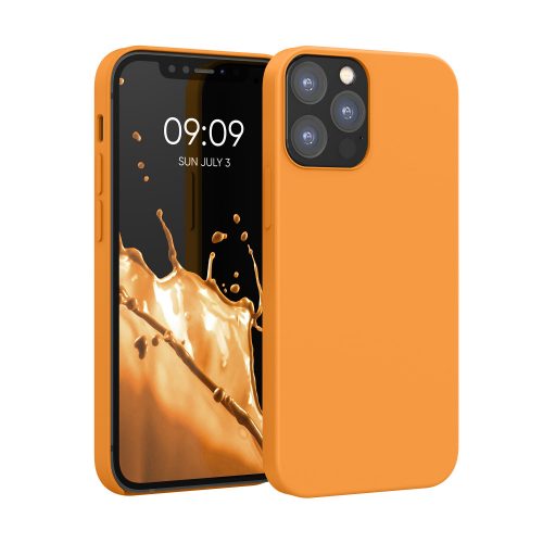 Pouzdro pro Apple iPhone 12 / iPhone 12 Pro, silikonové, oranžové, 52641.150