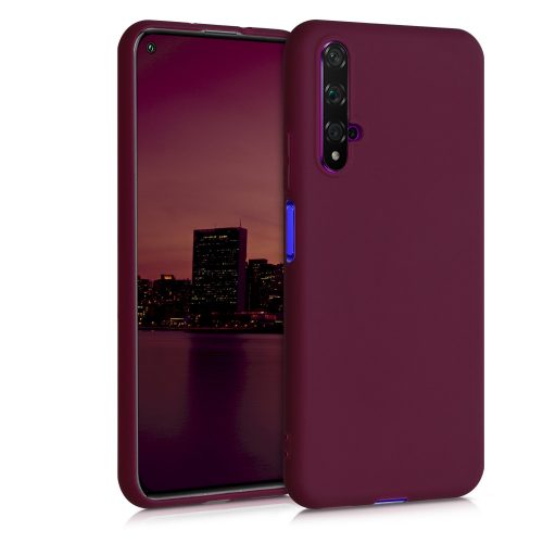 Pouzdro pro Huawei Nova 5T, Silicon, Purple, 51520.187