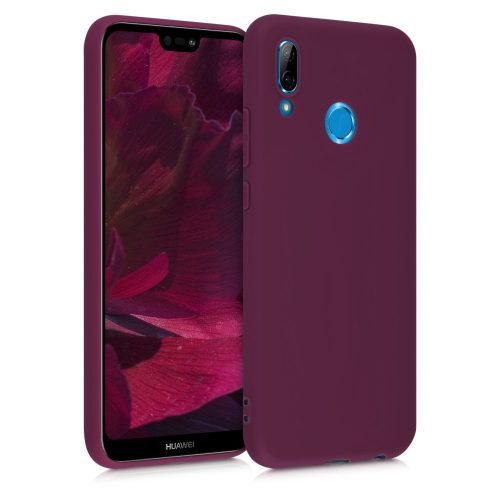 Pouzdro pro Huawei P20 Lite, silikonové, fialové, 44358.187