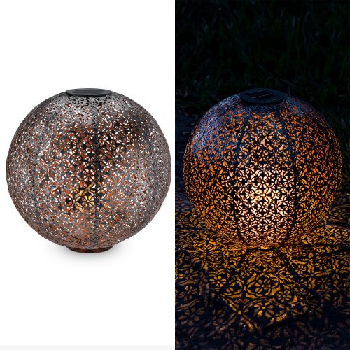 Solární venkovní lampa Navaris, LED osvětlení, 30 cm, Automatický start/stop, 47543.07