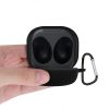 Pouzdro na sluchátka Samsung Galaxy Buds 2/Galaxy Buds Live, Kwmobile, Black, Silicone, 53367.01