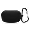 Pouzdro na sluchátka Samsung Galaxy Buds 2/Galaxy Buds Live, Kwmobile, Black, Silicone, 53367.01