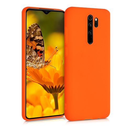 Pouzdro pro Xiaomi Redmi Note 8 Pro, silikonové, oranžové, 50242.69