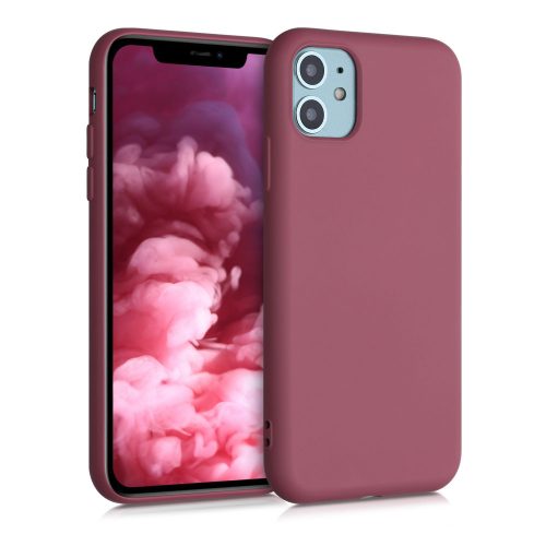 Pouzdro pro Apple iPhone 11, silikonové, růžové, 50791.167