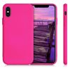 Pouzdro pro Apple iPhone X / iPhone XS, silikonové, růžové, 52975.77