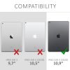 Sada 2 matných ochranných fólií pro tablet Apple iPad Air 4 (2020), Kwmobile, Transparent, Plast, 53418.2