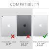 Pouzdro pro tablet Apple iPad 10,2" (2020)/iPad 10,2" (2021), Kwmobile, průhledné, silikonové, 53430,03