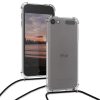 Pouzdro pro Apple iPod Touch 6th/iPod Touch 7th, Kwmobile, Transparent/Black, Silikon, 53423.01