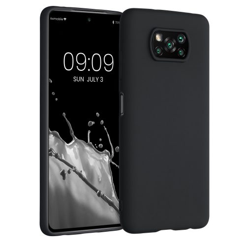 Kryt pro Xiaomi Poco X3 (NFC), silikonový, černý, 53482.47