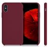 Pouzdro pro Apple iPhone X / iPhone XS, silikonové, červené, 42495.209