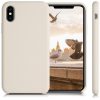 Pouzdro pro Apple iPhone X / iPhone XS, silikonové, krémové, 46313.210