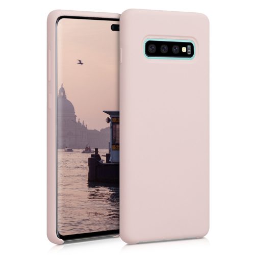 Pouzdro pro Samsung Galaxy S10 Plus, silikonové, růžové, 49028.52