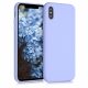 Pouzdro pro Apple iPhone X / iPhone XS, silikonové, fialové, 42492.139