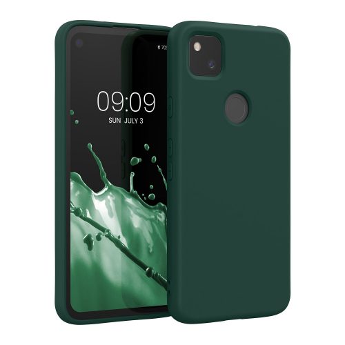 Pouzdro pro Google Pixel 4a, silikonové, zelené, 52622.169