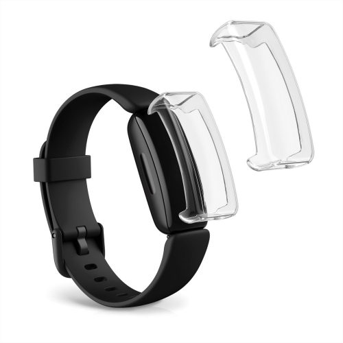 Sada 2 pouzder pro Fitbit Inspire 2/Ace 3, Kwmobile, Transparent, Silikon, 53870.01