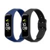 Sada 2 řemínků pro Samsung Galaxy Fit 2, kwmobile, silikon, modrá / černá, 53962.02