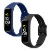 Sada 2 řemínků pro Samsung Galaxy Fit 2, kwmobile, silikon, modrá / černá, 53962.02