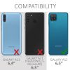 Sada 3 ks ochranných fólií pro Samsung Galaxy A12, kwmobile, Přední, Transparentní, 54211.1