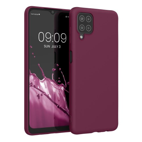 Pouzdro pro Samsung Galaxy A12, silikonové, fialové, 54048.187