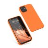 Pouzdro pro Apple iPhone 12 Mini, silikonové, oranžové, 52640.150