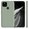 Pouzdro pro Google Pixel 4a 5G, silikonové, zelené, 51727.172