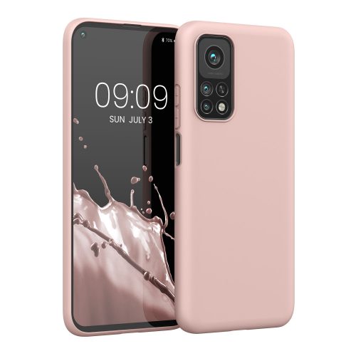 Pouzdro pro Xiaomi Mi 10T / Mi 10T Pro, silikonové, růžové, 53614.156