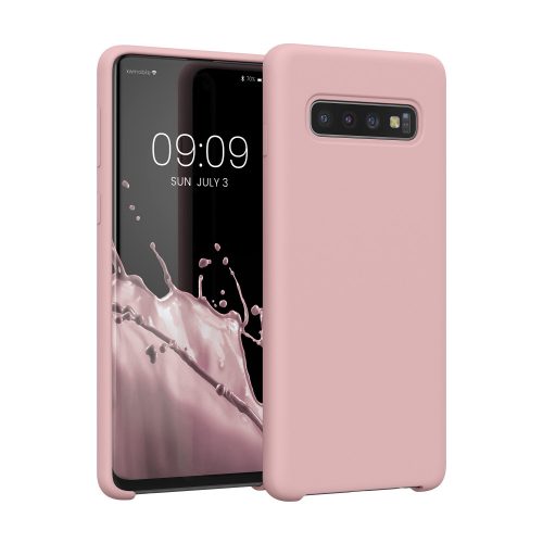 Pouzdro pro Samsung Galaxy S10, silikonové, růžové, 47732.156